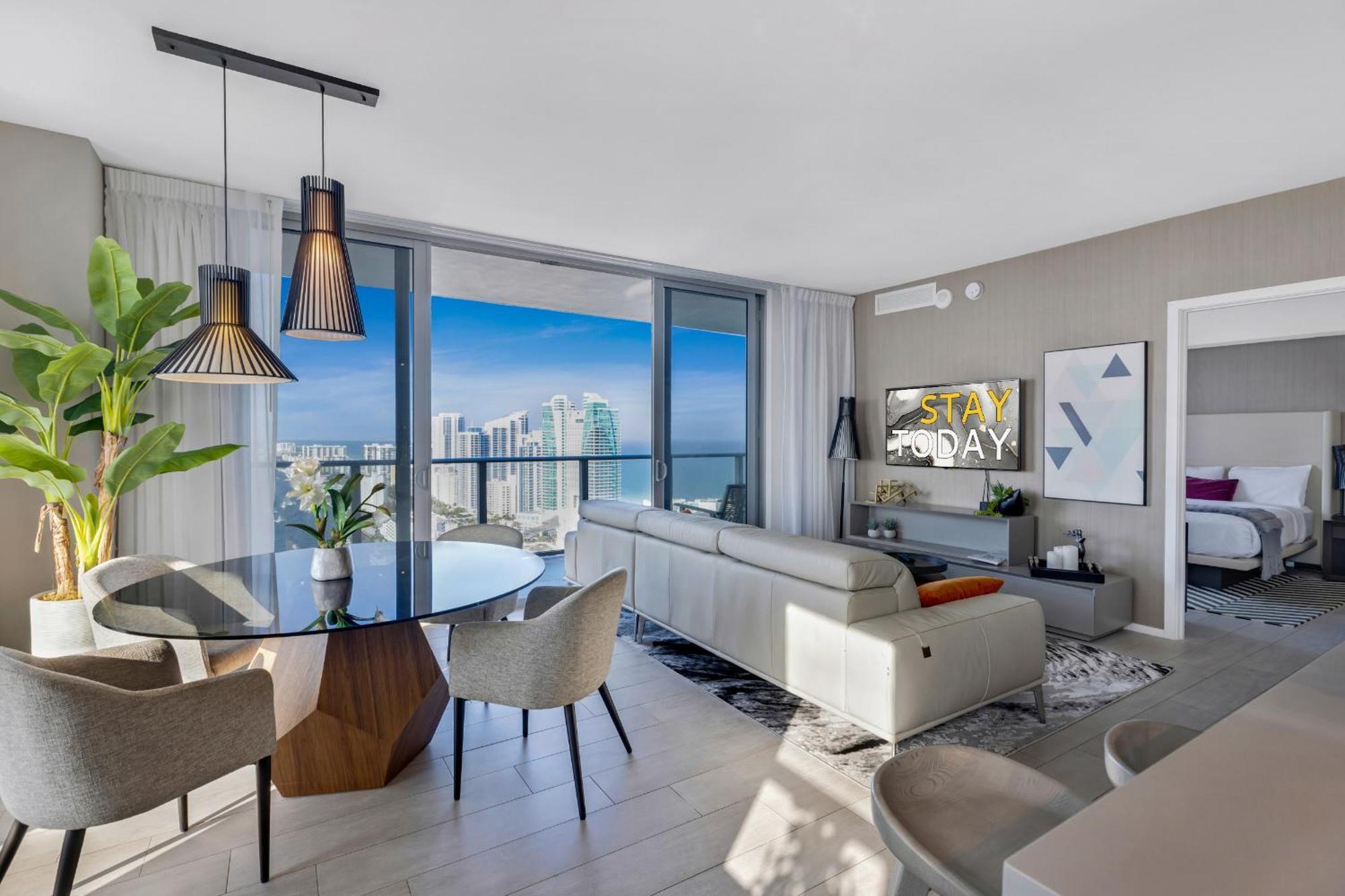 Hyde Beach House - Luxury 2-Bedroom - Gorgeous View - Resort Amenities - Rooftop Pool - Hot Tub - Tennis Court - Minutes To The Ocean Голливуд Экстерьер фото
